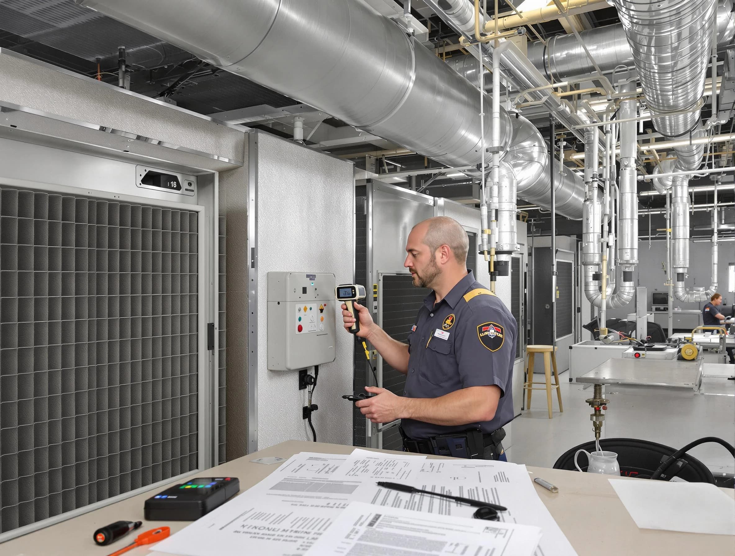 Professional filter system inspection by Danvers Air Duct Cleaning in Danvers