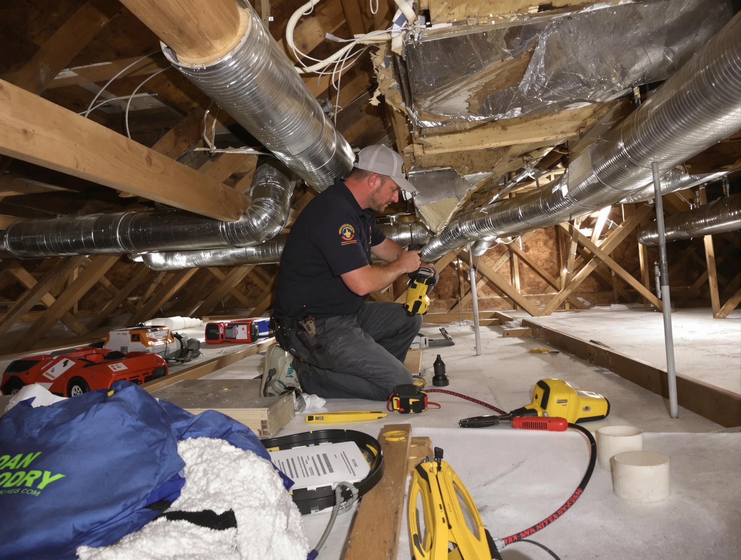 Professional air duct repair by Danvers Air Duct Cleaning in Danvers