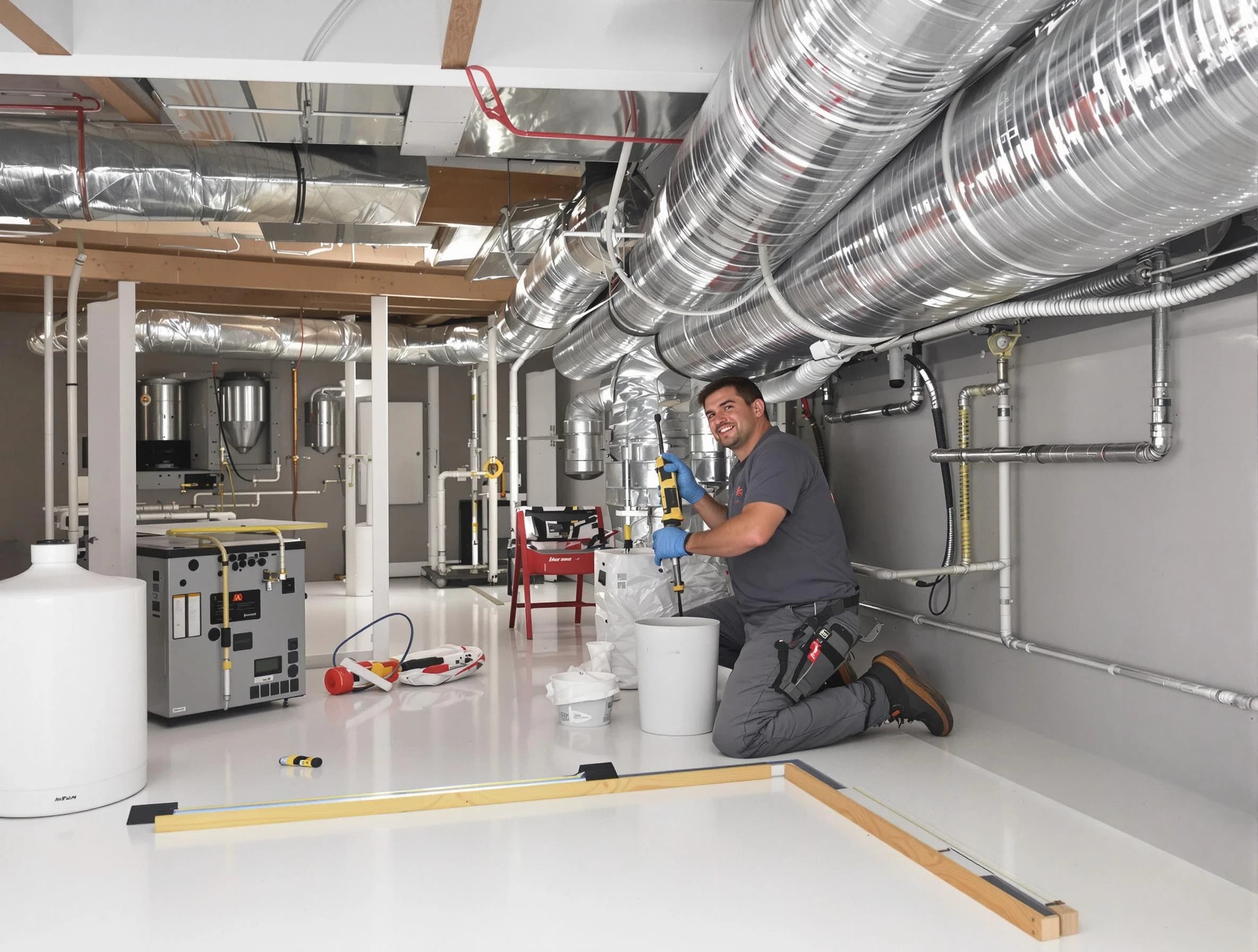 Professional duct sealing service by Danvers Air Duct Cleaning in Danvers