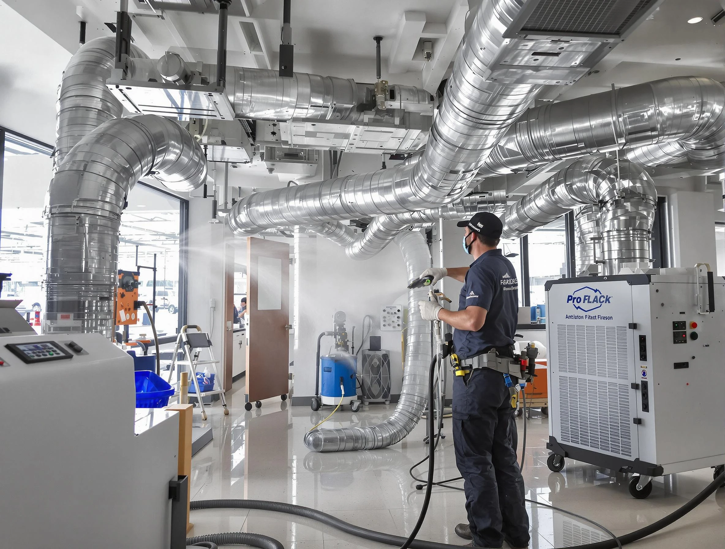 Negative Pressure Air Duct Cleaning in Danvers