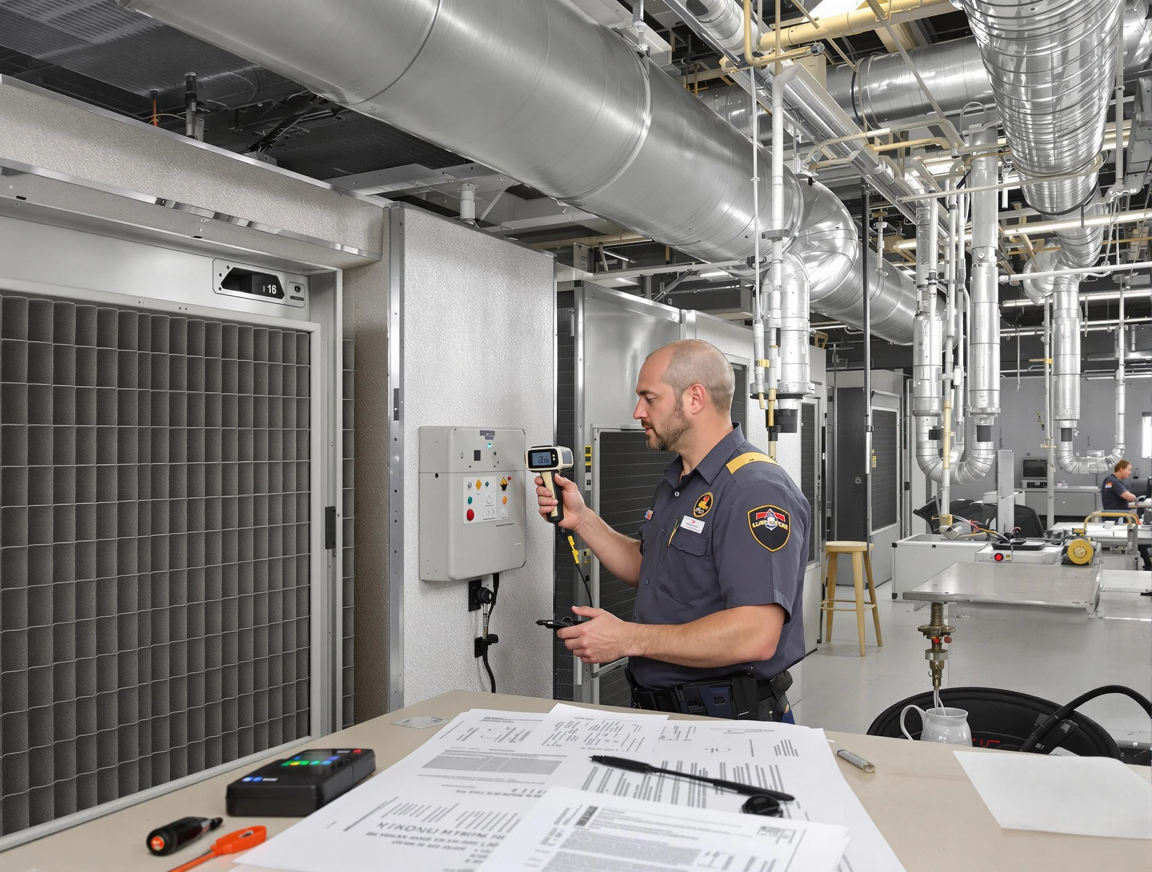 Professional filter system inspection by Danvers Air Duct Cleaning in Danvers