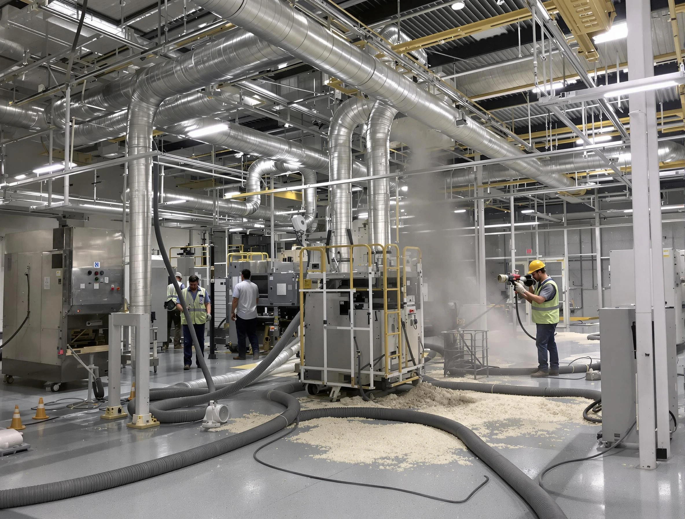 Heavy-duty industrial duct cleaning by Danvers Air Duct Cleaning in Danvers